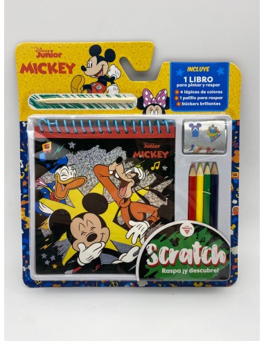 BLISTER SCRATCH RASPA Y DESCUBRE - MICKEY MOUSE