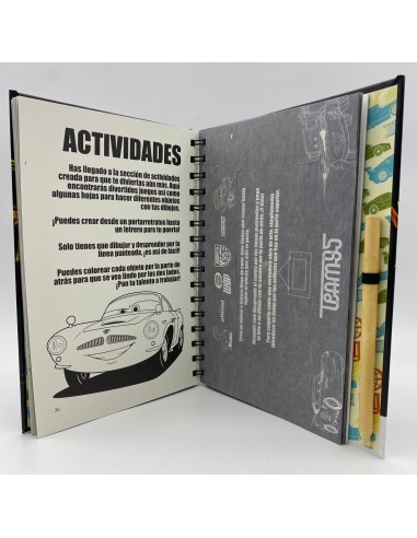 RASPA, DESCUBRE Y DIBUJA: CARS 2