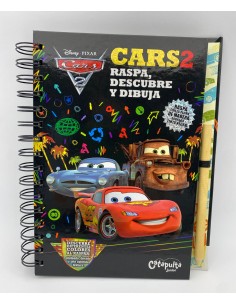 RASPA, DESCUBRE Y DIBUJA: CARS 2