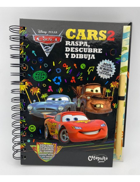 RASPA, DESCUBRE Y DIBUJA: CARS 2