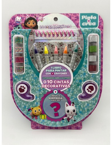 BLISTER PINTA Y CREA CINTAS - GABBY DOLLS HOUSE