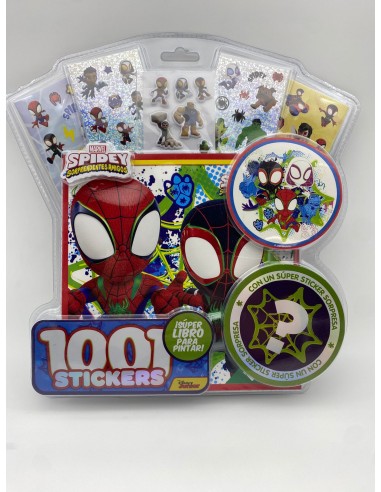 BLISTER 1001 STICKERS - SPIDER & FRIEND