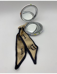 LLAVERO CON DOBLE ESPEJO Y LAZO