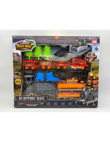 PISTA DE TREN CON ACCESORIOS