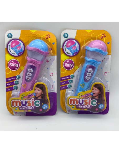 MICROFONO CON LUZ Y SONIDO