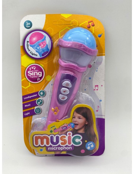 MICROFONO CON LUZ Y SONIDO