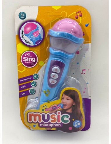 MICROFONO CON LUZ Y SONIDO