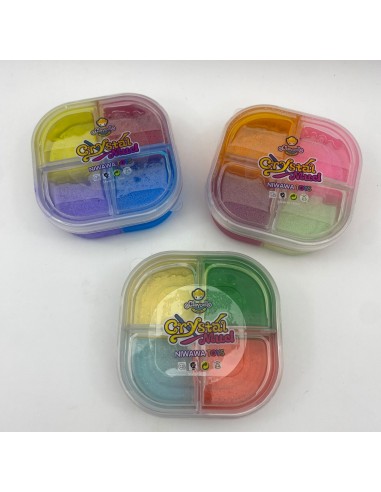 SLIMEN TUPPER CON 4 DIVISIONES Y COLORES