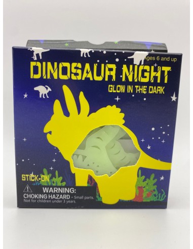 STICKER GLOW IN THE DARK DINOS (24 PIEZAS )