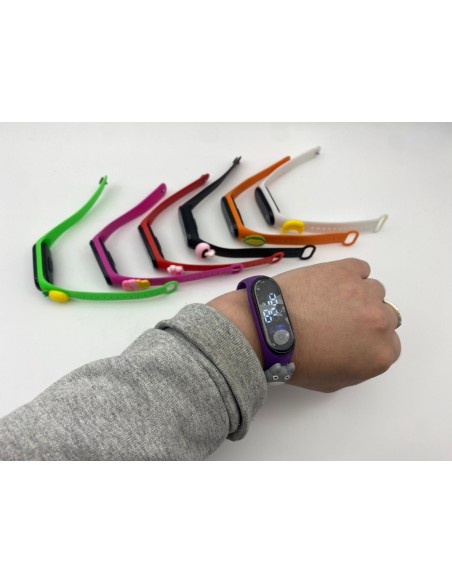RELOJ LED TACTIL INFANTIL C/DISEÑO