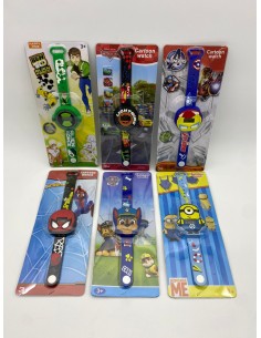 RELOJ DIGITAL NIÑO- PERSONAJES SURTIDOS