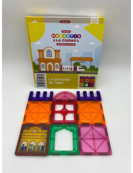 COLECCION MAGNETIX -BLOQUES DIDACTICOS (LA ESTACION DE TREN)
