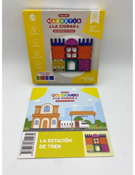 COLECCION MAGNETIX -BLOQUES DIDACTICOS (LA ESTACION DE TREN)