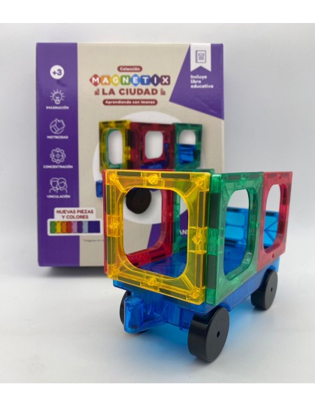 COLECCION MAGNETIX -BLOQUES DIDACTICOS (LOS TRANSPORTES)