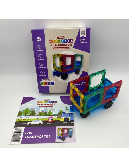 COLECCION MAGNETIX -BLOQUES DIDACTICOS (LOS TRANSPORTES)