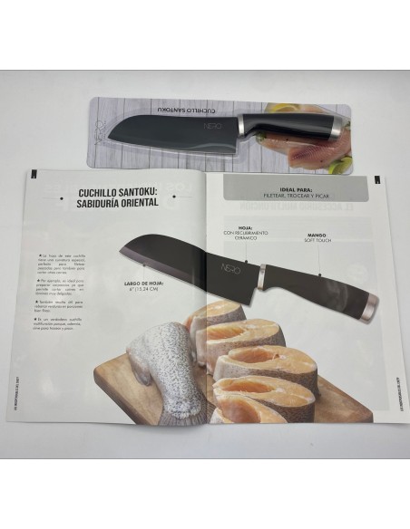 CUCHILLO INDISPENSABLE DEL CHEF NERO - SANTOKU