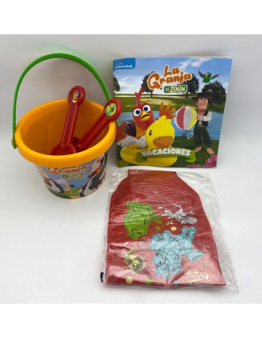 KIT DE VERANO LA GRANJA DE ZENON CON ACCESORIOS.