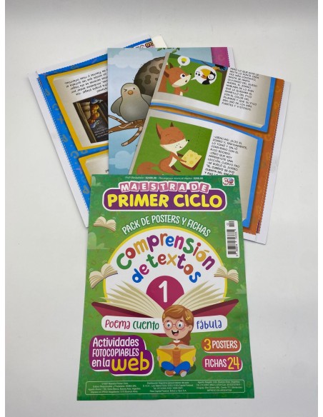 MAESTRA DE PRIMER CICLO - PACK DE POSTERS Y FICHAS