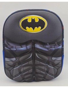 MOCHILA 3D CON 1 CIERRE DE 12 PULGADAS - BATMAN.