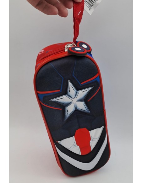 CANOPLAS 3D 2 CIERRES - MARVEL CAPITAN AMERICA