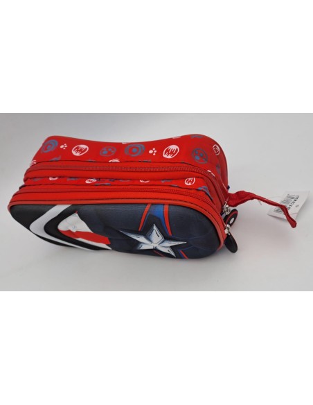 CANOPLAS 3D 2 CIERRES - MARVEL CAPITAN AMERICA