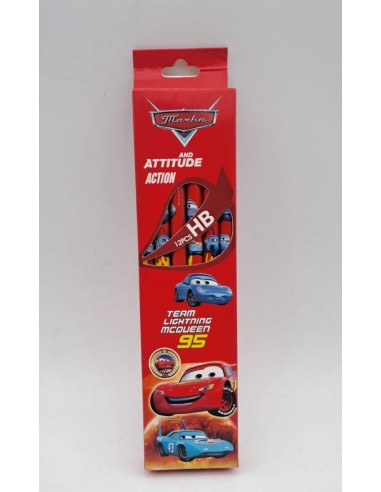 LAPICES NEGROS X 12 UNIDADES - CARS.