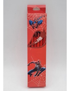 LAPICES NEGROS X 12 UNIDADES - SPIDERMAN.