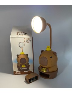 VELADOR LAMPARA CAPIBARA SACAPUNTAS.