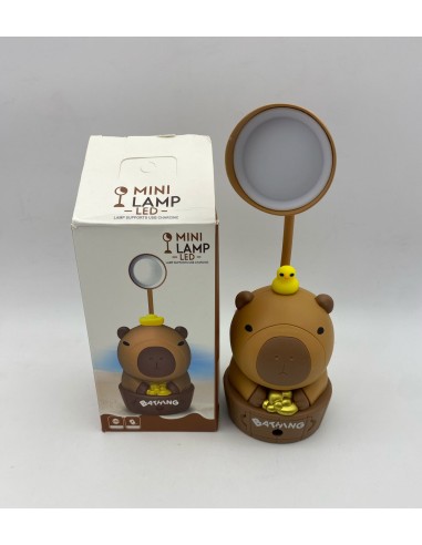 VELADOR LAMPARA CAPIBARA SACAPUNTAS.