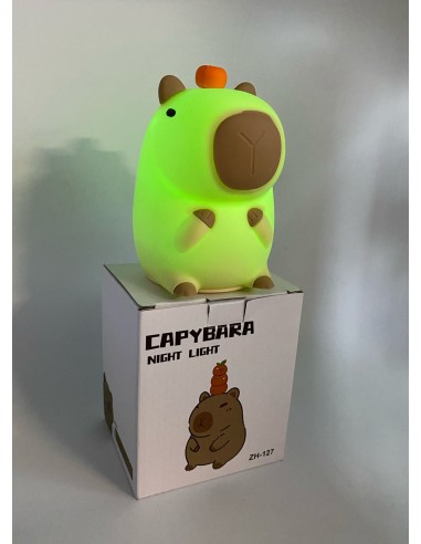 LAMPARA VELADOR SILICONA CAPIBARA
