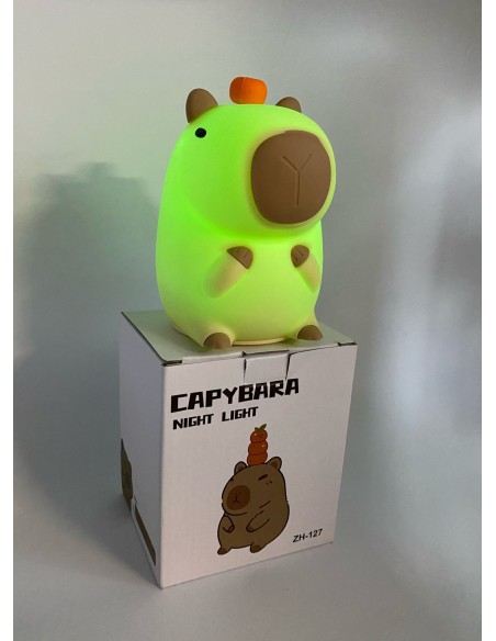 LAMPARA VELADOR SILICONA CAPIBARA
