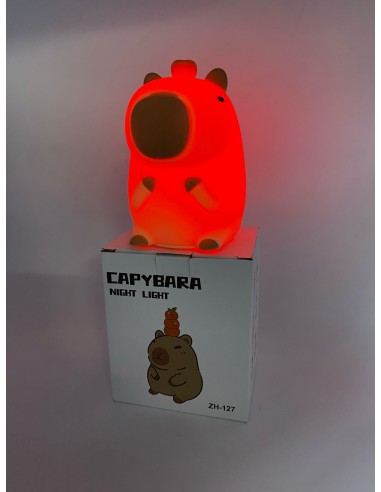 LAMPARA VELADOR SILICONA CAPIBARA