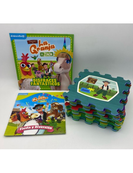 LA GRANJA DE ZENON ALFOMBRA DE JUEGO MEMO TEST