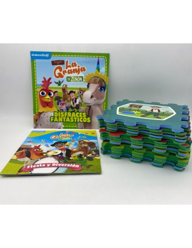 LA GRANJA DE ZENON ALFOMBRA DE JUEGO MEMO TEST