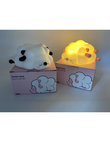 LAMPARA VELADOR SILICONA NUBE