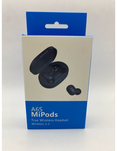 AURICULAR INALAMBRICO A6S (NEGRO)