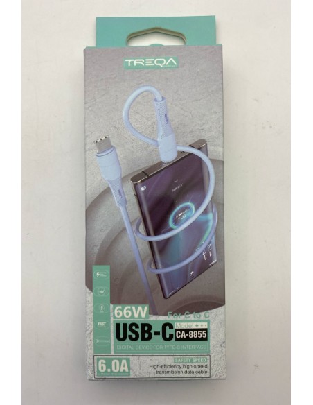 CABLE TIPO C A TICO C - TURBO 66W 1METRO