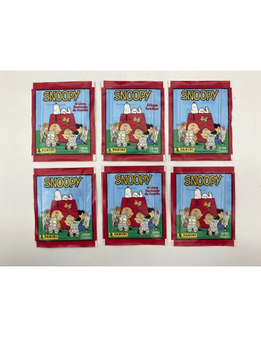 SOBRES DE FIGURITAS SNOOPY 75 ANIVERSARIO.