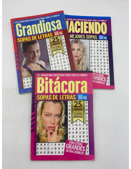 SOPA DE LETRAS DE 160 PAGINAS (28X20) - SURTIDAS