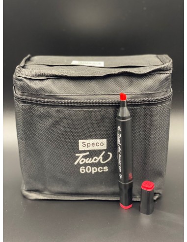 MARCADORES DOBLE PUNTA 60 PIEZAS TOUCH