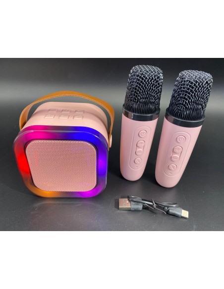 PARLANTE K12 + 2 MICROFONOS.