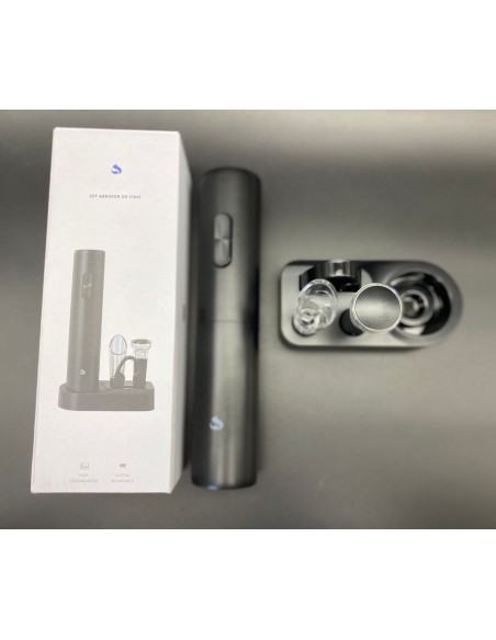 SET DE VINO SACACORCHOS + ACCESORIO