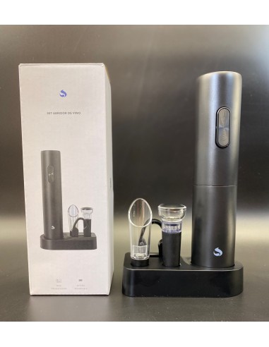 SET DE VINO SACACORCHOS + ACCESORIO