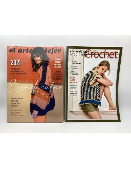 LIBRO DE BORDADO-CROCHET-ARTE DE TEJER (SURTIDOS)