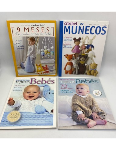 LIBRO DE BORDADO-CROCHET-ARTE DE TEJER (SURTIDOS)