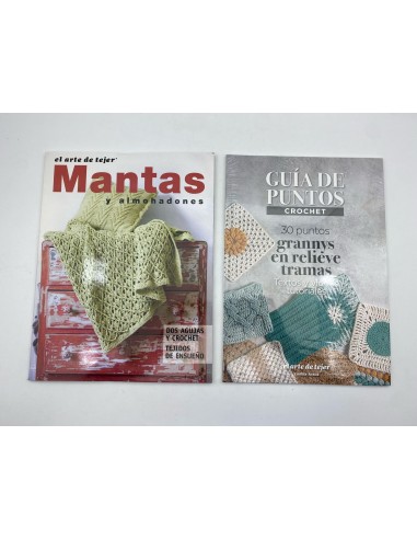 LIBRO DE BORDADO-CROCHET-ARTE DE TEJER (SURTIDOS)