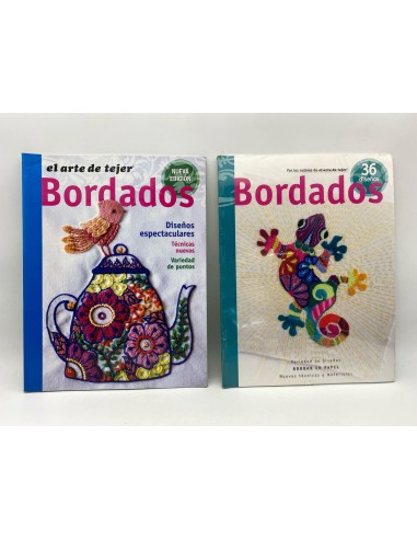 LIBRO DE BORDADO-CROCHET-ARTE DE TEJER (SURTIDOS)