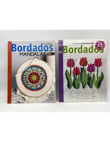 LIBRO DE BORDADO-CROCHET-ARTE DE TEJER (SURTIDOS)