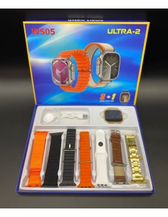 SET SMARTWATCH + FUNDA + 7 MALLAS