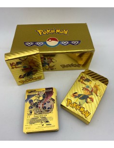 CARTAS POKEMON METALIZADAS (DORADA)